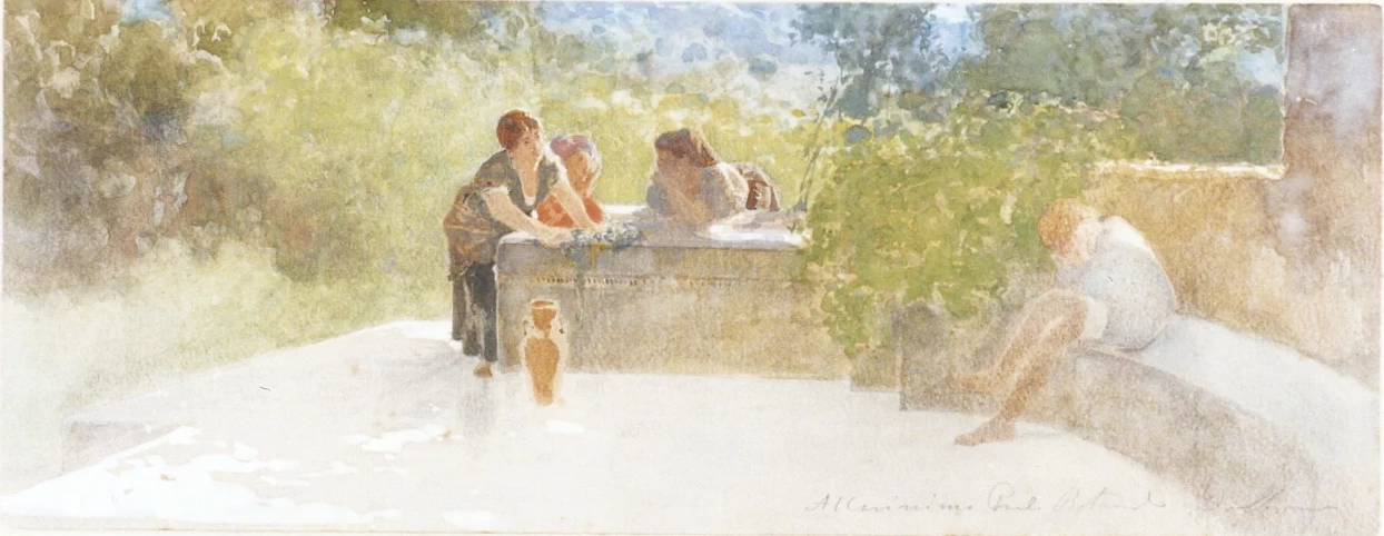 Donne alla fontana - Certosa e Museo Nazionale S. Martino, Napoli